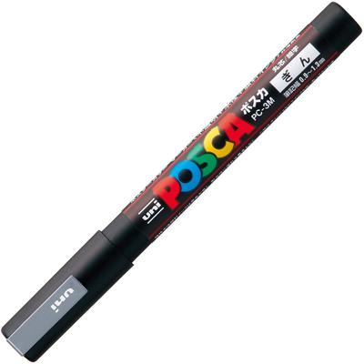 Mitsubishi Pencil Pen Posca Fine Point Round Tip Silver 10 Pieces Water-based PC3M.26