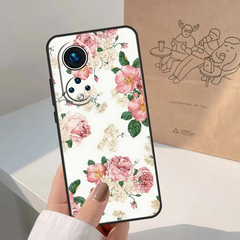 Beautiful Garden Red Roses Flowers For Honor Magic 7 Lite 5 6 8 Pro Case For Honor 400 200 90 70 50 X8c X8b X9a X9b X9c X9d Win