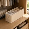 Compartment Storage Box Easy To Sort Wardrobe Clothes Organizer Space Saving Bin