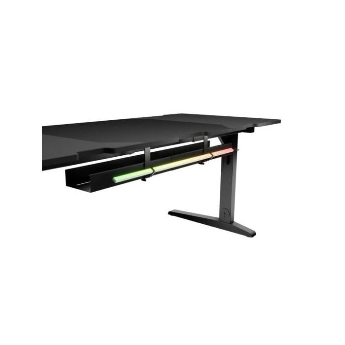 Mesa Gaming GENESIS Holm Modular 180cm Acero Y MDF Iluminación LED Modularidad Total