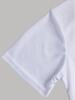 Casual Loose-Fit Men's T-Shirt with Ch!o Letter Print, Simple and Stylish Top