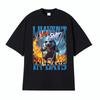 Je n'ai pas chié depuis des jours Meme Possum Drôle T-shirts Unisexe Mode Vintage Hip Hop T-shirt Surdimensionné T-shirt Casual Unisexe Streetwear