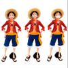 In Stock Original 28cm One Piece Anime Figure Confident Smiley Luffy Three Form Face Changing Doll Action Figurine Model Toy Kit