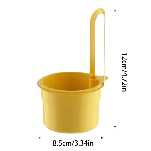 Hanging Sink Drain Basket, Odor-Resistant Sink Strainer Basket, Kitchen Sink Waste Basket, Fine Mesh, Keeps Garbage Out, Plastic, Suitable for Rentals
