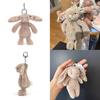Hase Plüsch Anhänger mit Blumen Ohr Design für tägliche Dekoration Tasche