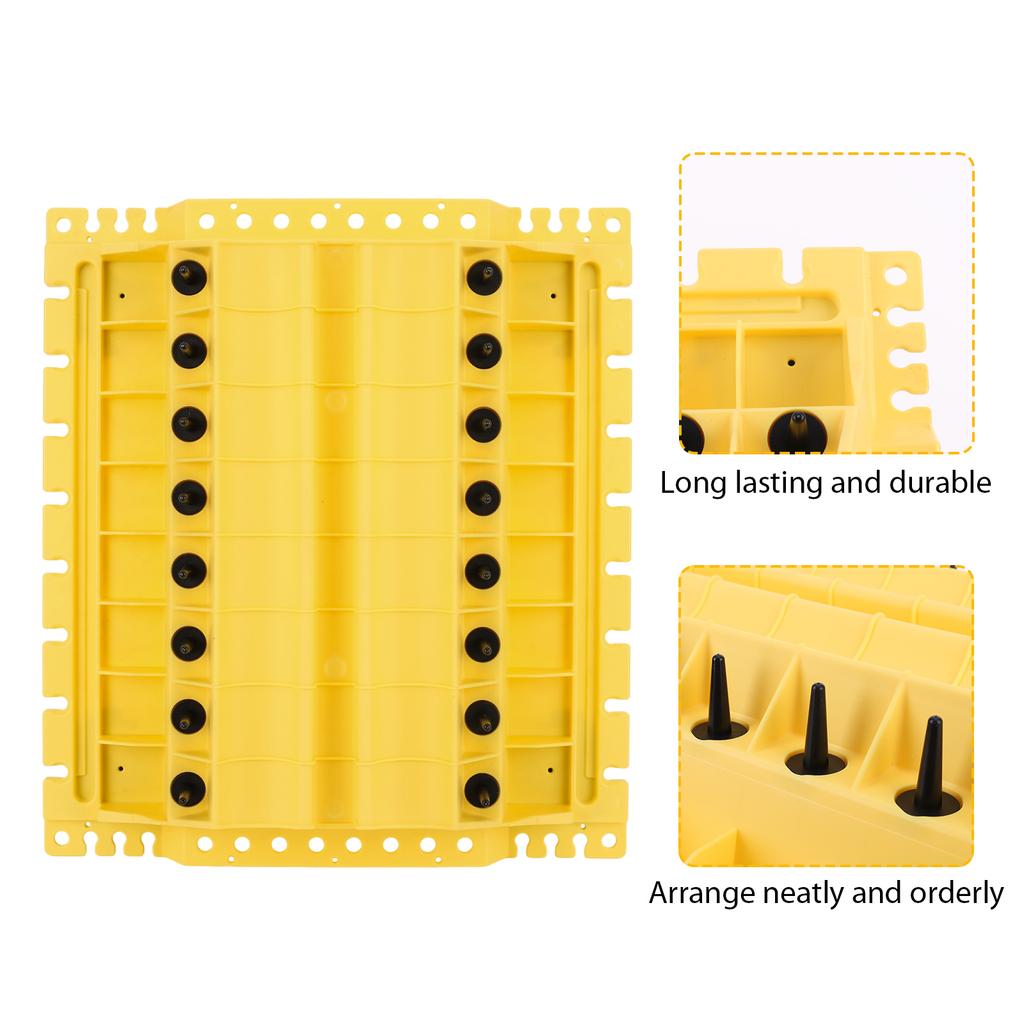 Engine Organizer Parts Tray Engine Cylinder Head Tray Organiser Auto Engine Part Organizer for Store Car Cylinder Head Parts