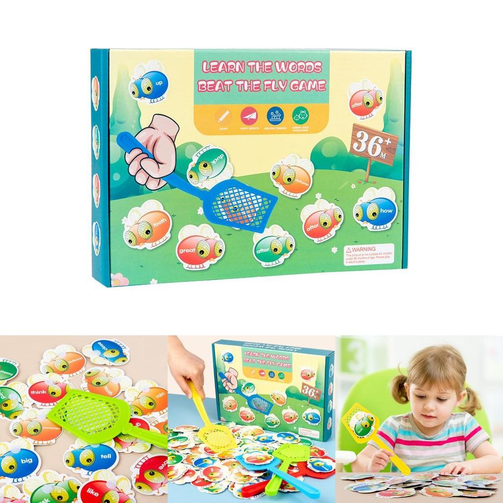 Jeu de cartes flash éducatif pour enfants avec un jeu amusant de chasse aux mouches Jouet éducatif pour le développement précoce