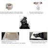Framed Art Canvas Poster Japanese Samurai Sword Dagger Painting Wall Decoration Home and Dormitory Decoration with Frame