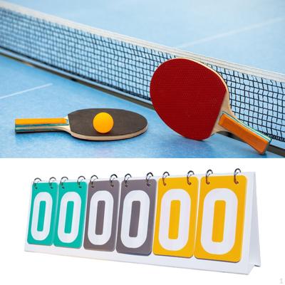 Competition Score Counter Flip Cards for Tennis Badminton Soccer