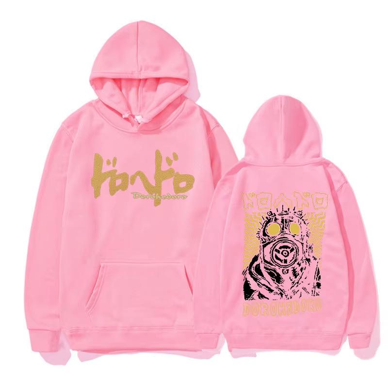 Dorohedoro Graphic Hoodie Unisex Casual Long Sleeve Sweatshirt Anime Fans Loose Streetwear Pullover Hoodie Men Women