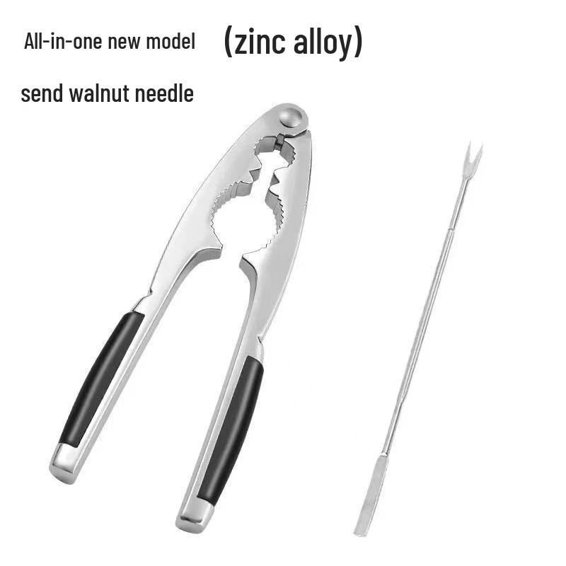 Stainless Steel Garlic Masher & Mincer - Large Manual Kitchen Press