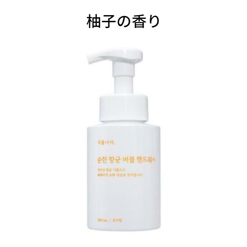 Sikmulnara Mild Antibacterial Bubble Hand Wash Yuzu Scent 250ml