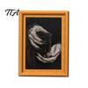 Wooden Fridge Magnets Retro Frame Magnet, Strong Magnetic Decor Kitchen Appliance for Refrigerator, Office Whiteboard Decoration Accessories Photo