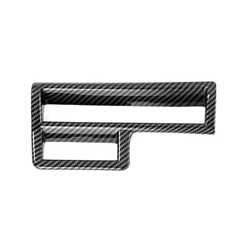 Car Headlight Adjust Knob Switch Cover Trim Sticker Carbon Fiber Styling Decoration Cover For Toyota Sienna -