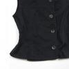 Spring-Summer Y2K European & American Style Harajuku Solid Color Fashionable Japanese Button Vest Slim Fit Top