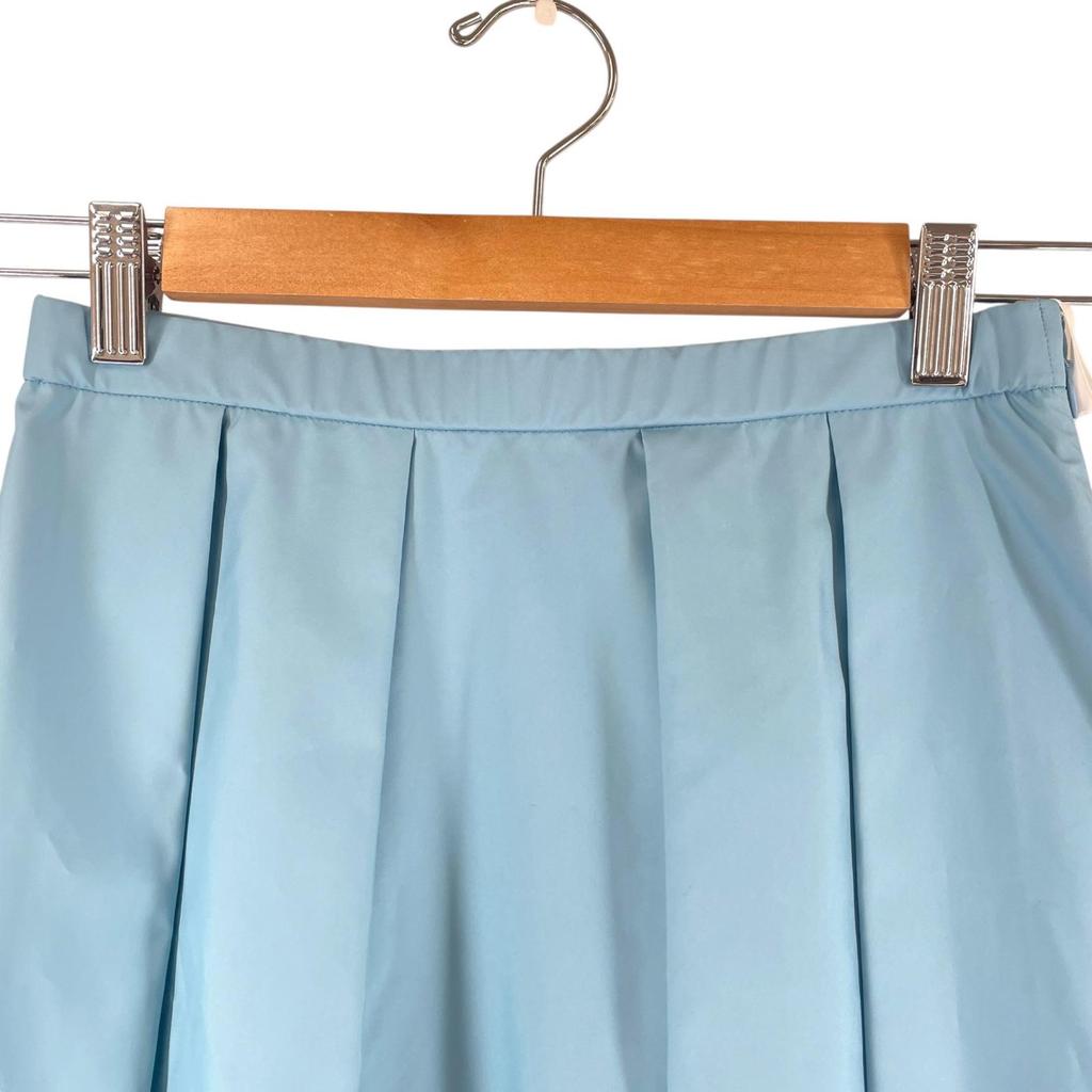 UNTITLED Plain Skirt Blue Women S Tuck Flare Used