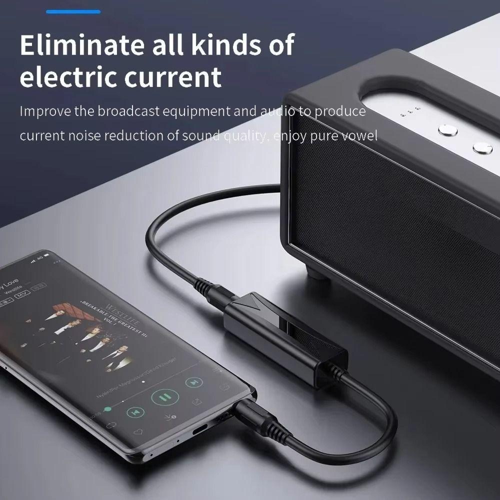 3.5mm Audio Noise Filter Aux Speaker Line Denoiser Convenient Audio Noise Isolator  Audio System