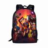Square Man School Bag Cartoon Backpack Minecraft Backpack Game Printing Large Capacity