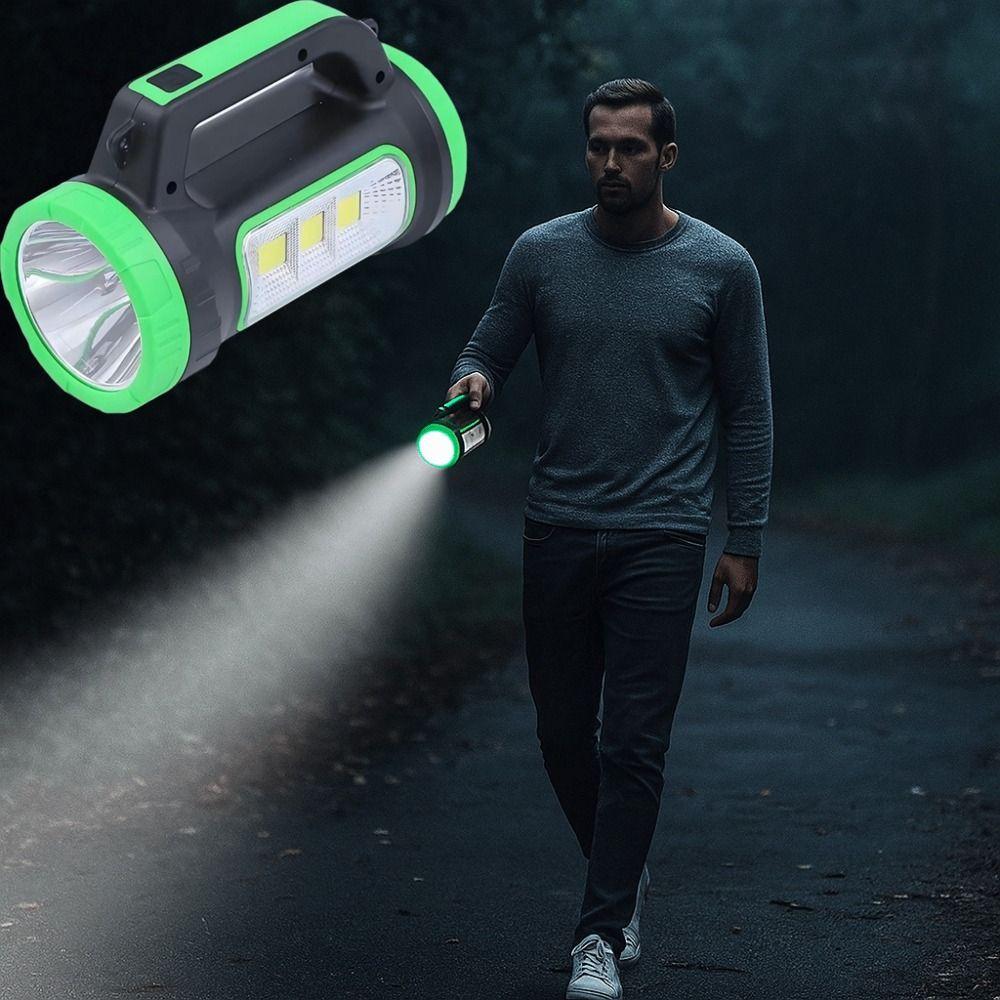 Long Lasting Solar LED Flashlight Super Bright Camping Lantern Emergency Repair