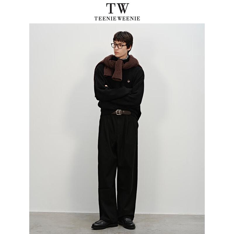 Teenie Weenie Men's Bear Logo Drop-Shoulder Sweater