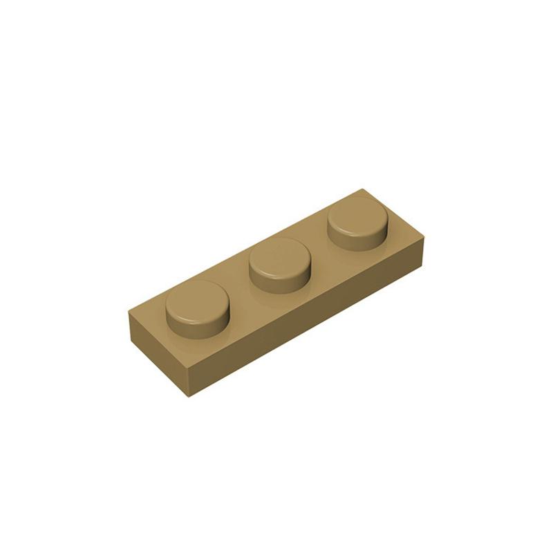 60pcs/lot MOC Bricks Plate 1x3 Compatible With 3623 Children's Toys DIY Building Block Particles Plate Technical Toy