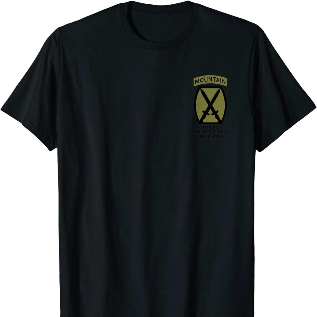 US Army 10th Mountain Division Subdued Infantry Grunt TShirt 100 Cotton ONeck Short Sleeve Summer Casual Mens Tshirt