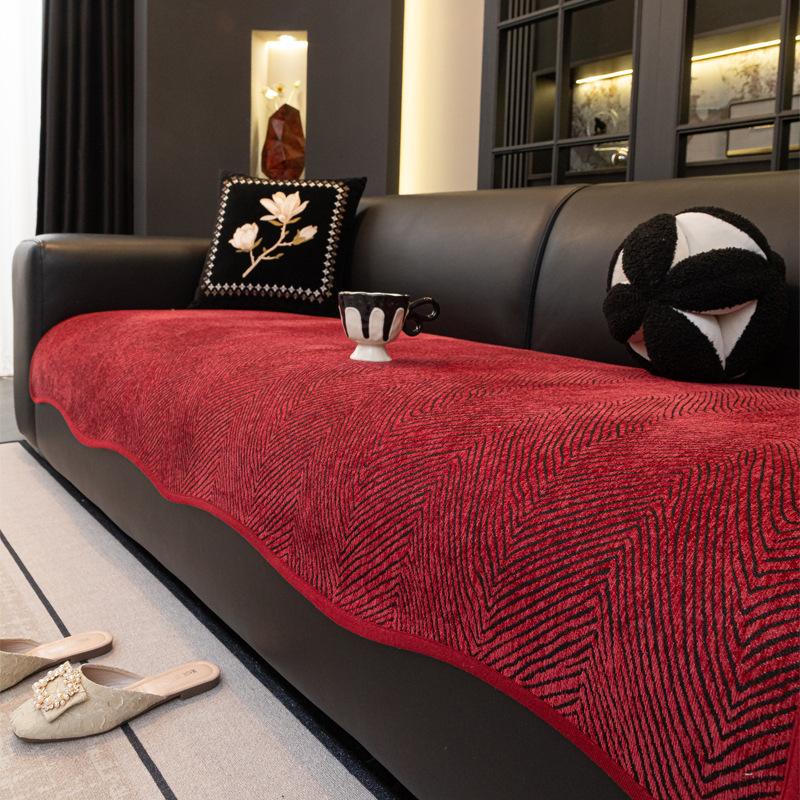 

2025 новый универсальный чехол для сиденья дивана на четыре сезона, специальной формы, легкая роскошь, высококлассный современный диван, специальное нескользящее полотенце-чехол 70*90cm