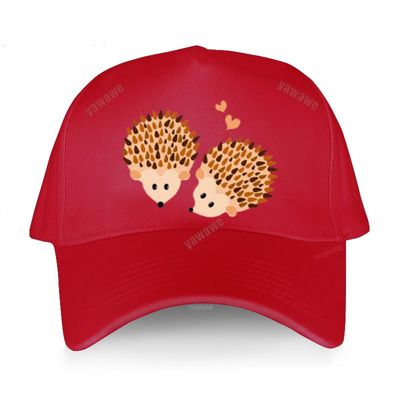 Black Hip Hop Baseball Caps For Boys Sunhat Cartoon Hedgehogs In Love Women Hat Outdoor Men Adustable Glof Cap Sport Bonnet