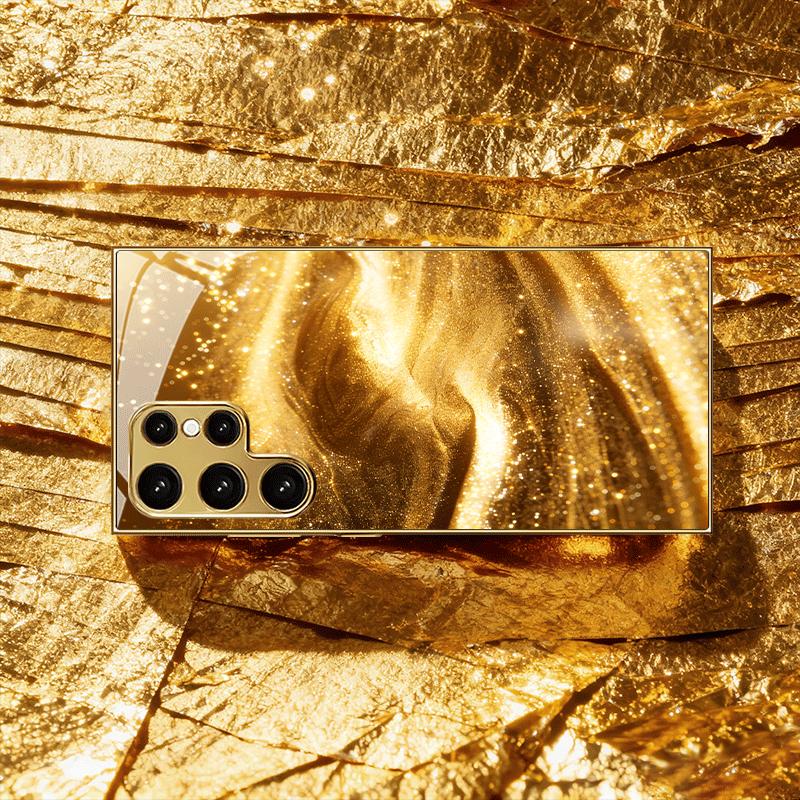 gorgeous luxury High-end PhoneCase Electroplated Glass PhoneCase for Samsung Galaxy S26 S25 S24 S23 S22 S21 FE Ultra Plus