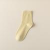 Women's Autumn Pure Color All Purpose Breathable Boneless Cotton Socks