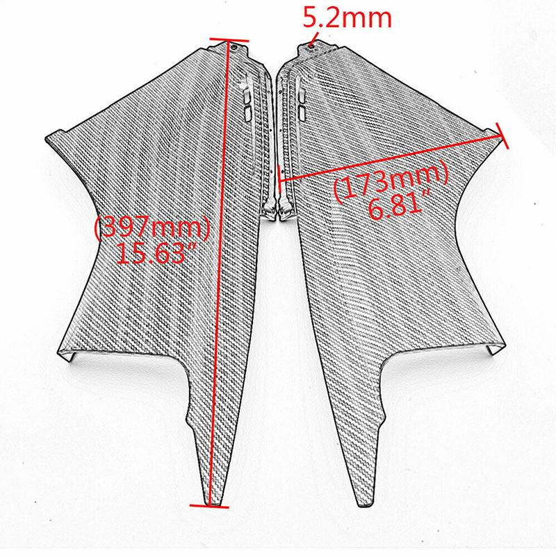Carbon Fiber Side Air Duct Covers Fairing Fit for Yamaha YZF R6 2003-2005 Motorcycle Ram Air Intake Inserts Guard Protection Bodywork Parts