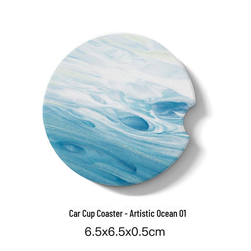 SOVO Diatomaceous Earth Car Cup Coaster