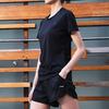 Li-Ning Comfortable Simple Casual Short Sleeve Regular T-Shirt Women Tops Black ATSS958-1