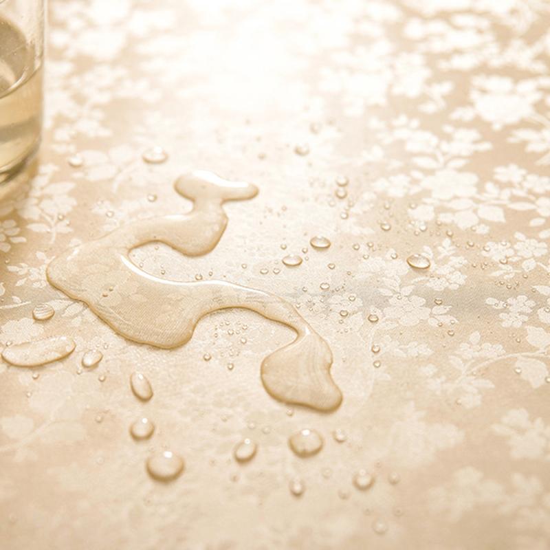 Round PVC Tablecloth Waterproof Insulate Plastic Oilproof Printed Pattern Wedding Party Restaurant White Table Cloth Decoration