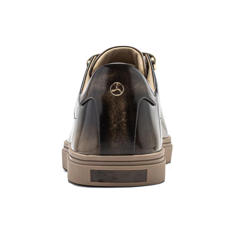 Li-Ning 1990 Commuter Series Casual Comfortable Lightweight Durable Low-Top Skate Shoes Men Sneakers Light-Chestnut-Brown ALHT101-1