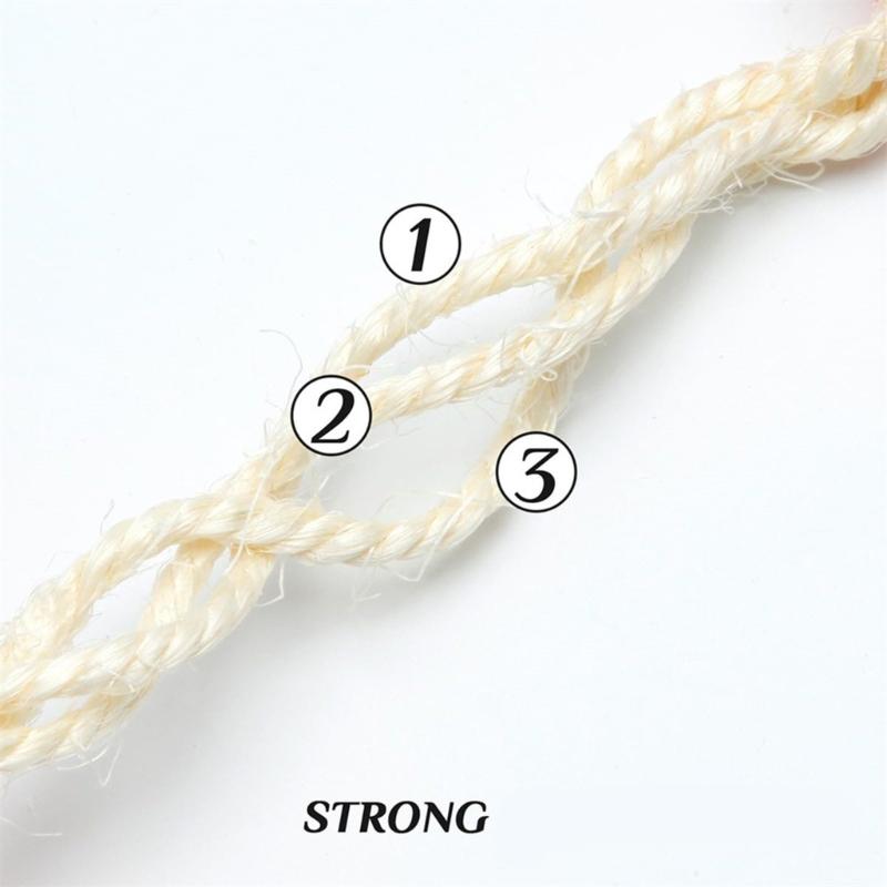Thick Natural Rope For Rebuilding Cats Scratching Post And Crafting Engaging Creative Pet Climbing Tree Accessories