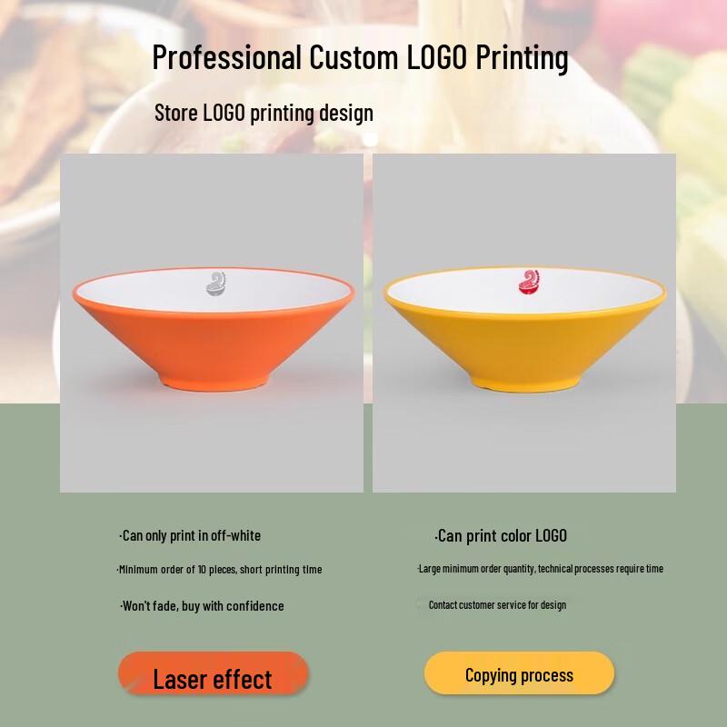 Japanese Style Melamine Noodle & Ramen Bowl