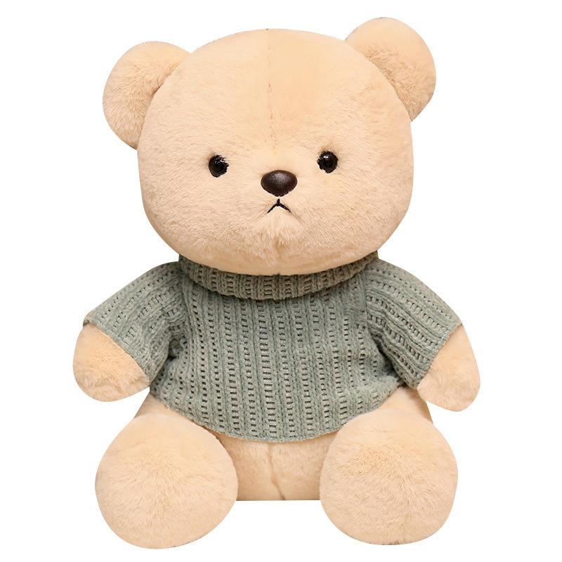Cute Stuffed  Bear Dolls Soft Plush Toys Pink Blue Kawaii Cotton Cartoon Animals Wedding Gifts Baby Birthday Christmas Toys