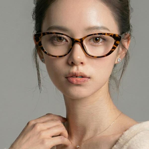 Adije Nuven (Leopard) La1046 Men'S And Women'S Glasses Eyeglass Frames Horn-Rimmed