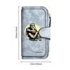 Themis Pattern Long Wallet Portable Multi Card Slot Purse Fashion Daily Use Money Holder