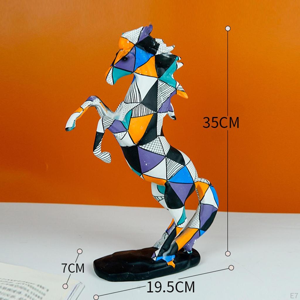 Horse Statues Animal Sculptures Decorating Souvenirs Gifts Collectible Resin Figurines for