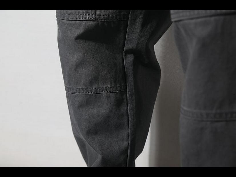 Men's Retro Japanese Multi-Pocket Loose Tapered Overalls for Spring and Autumn