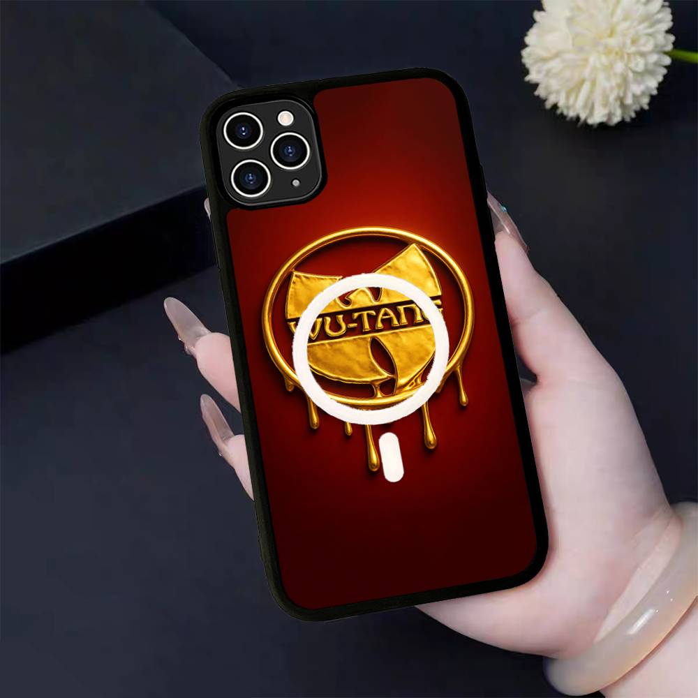 Singer W-WU-T-TANG Magnetic Phone Case For IPhone 16 15 14 13 12 11 17 Pro Max Plus Wireless Charge Cover