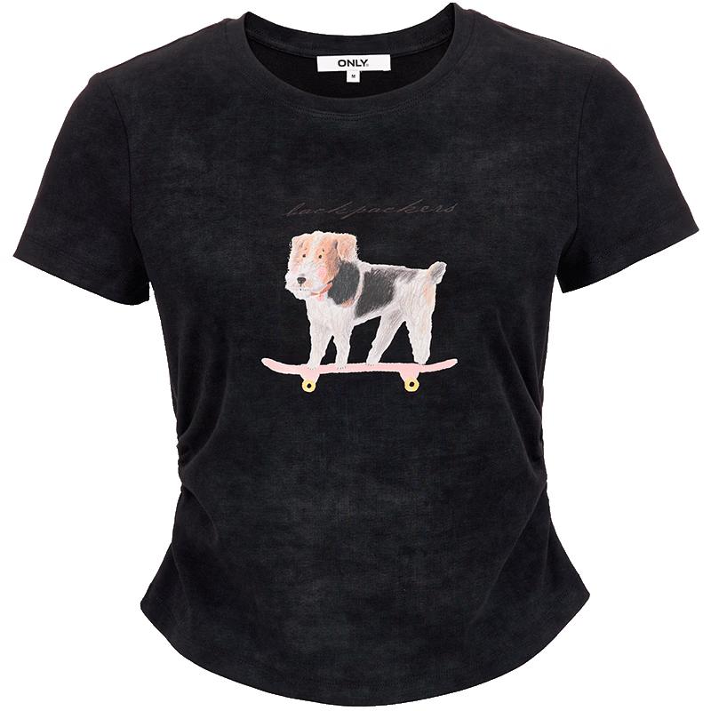

ONLY Women s Printed Slim-fit T-shirt M