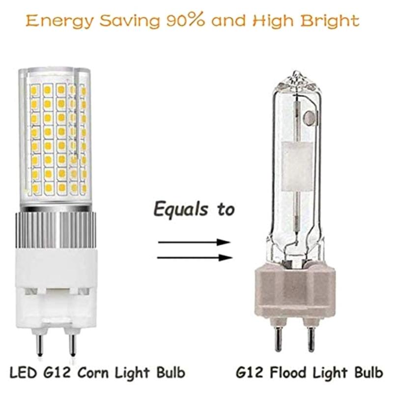 LED Light Bulbs 16W G12 Base LED Corn Light Bulb G12 Incandescent Replacement Light Garage Lighting for Street Warehouse