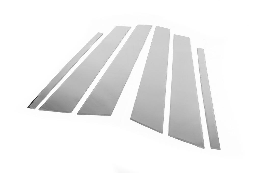 Door Pillar Trims (6 Pcs, Stainless Steel) for Volkswagen Golf 6
