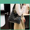 Trendy Cotton Fabric Tote Bag For Women Featuring Elegant Diamond Stitching Ideal For Casual Use