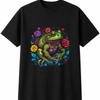 Toad with Roses Mens Womens T-Shirt Reptile Animal Exotic Unisex Novelty Gift