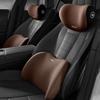 1Pc Memory Foam Car Neck Pillow Protective Lumbar Back Support Breathable Car Headrest Cushion Relieve Stress Car Seat Pillow