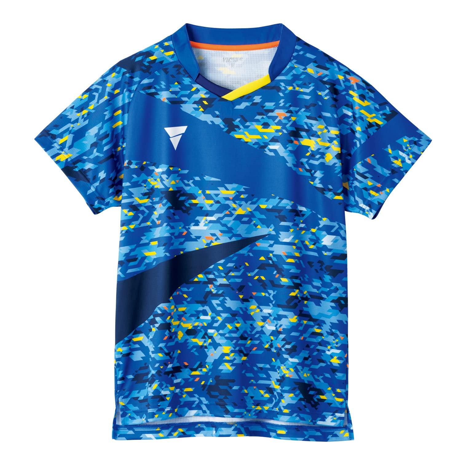 

Table Tennis Game Shirt Table Tennis Official Unisex Blue 2XS 512201 [Victus] V-GS240 J.T.T.A (Japan Association) (5000)